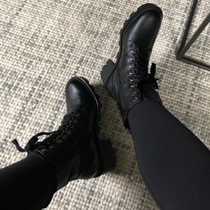 New BP Taylor Combat Boot Blocked Heel
